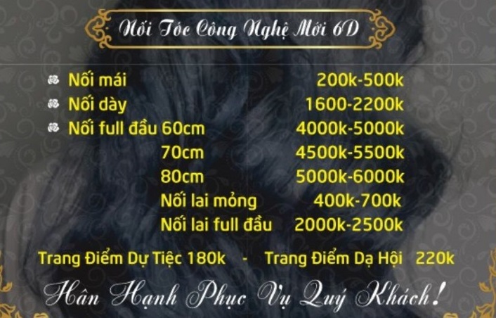 Siêu thị tóc á đông