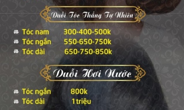 Siêu thị tóc á đông