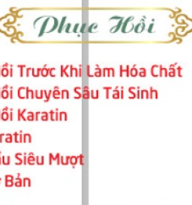 BẢNG GIÁ PHỤC HỒI TÓC NAM NỮ MỚI 2025 - SIÊU THỊ TÓC Á ĐÔNG