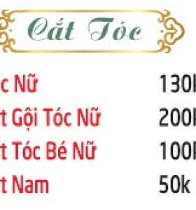 Cập nhật cho bạn bảng giá cắt tóc nam nữ mới 2024 - Siêu thị tóc Á Đông